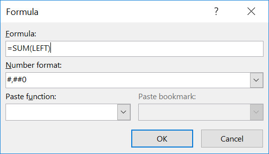 chèn công thức toán học trong word