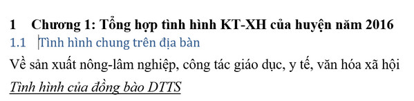 tạo mục lục tự động word 2013 - 2010