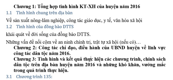 ẩn số chỉ mục cho chương