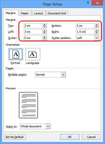 tạo trang bìa đẹp trong word