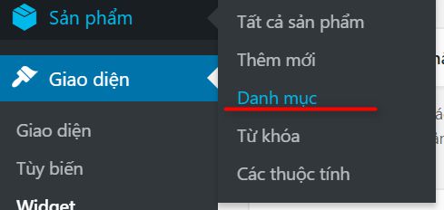 chọn danh mục