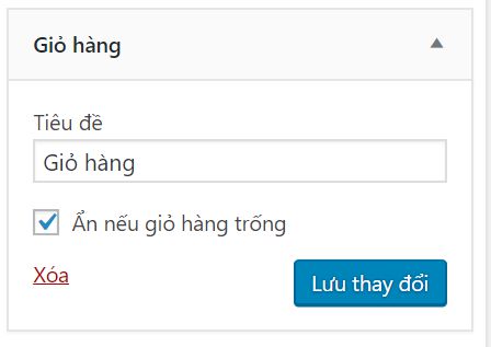 giỏ hàng