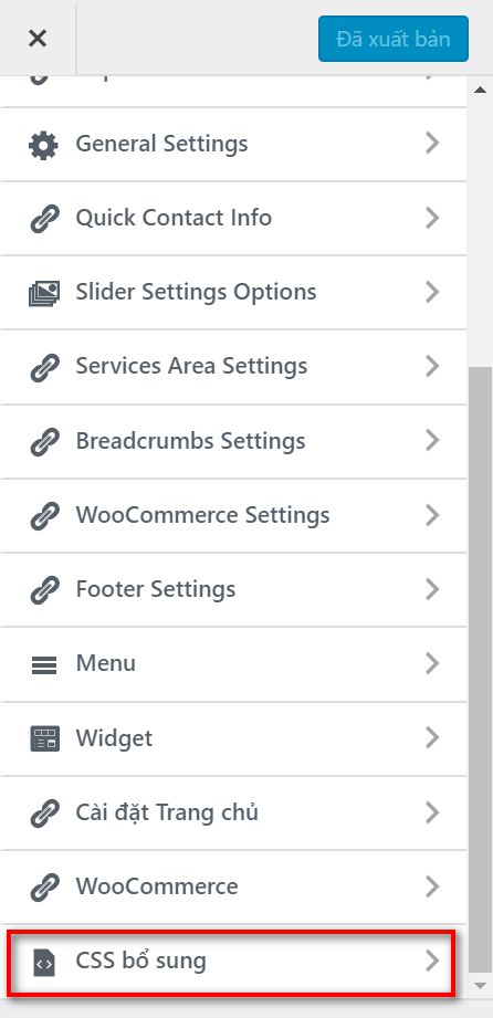 sửa css