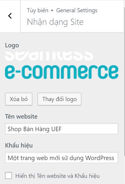 sửa logo