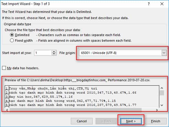 chuyển font utf8 hiển thị tiếng việt file csv