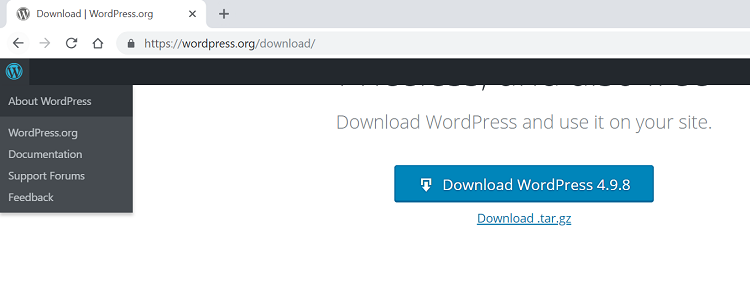 tải về máy tính bản cài đặt wordpress mới nhất