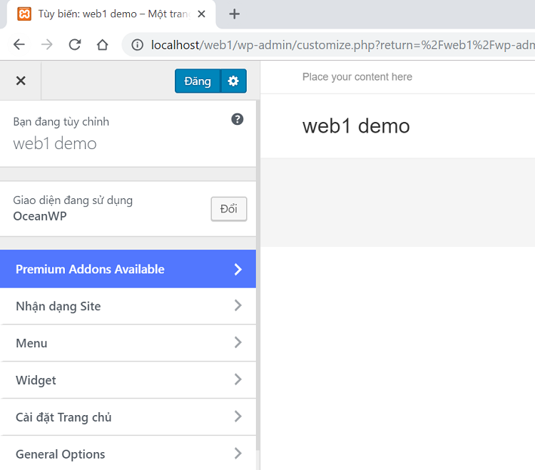 tùy chỉnh theme cho website tin tức wordpress