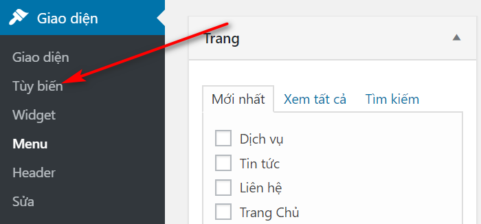 tùy chỉnh theme cho website tin tức wordpress
