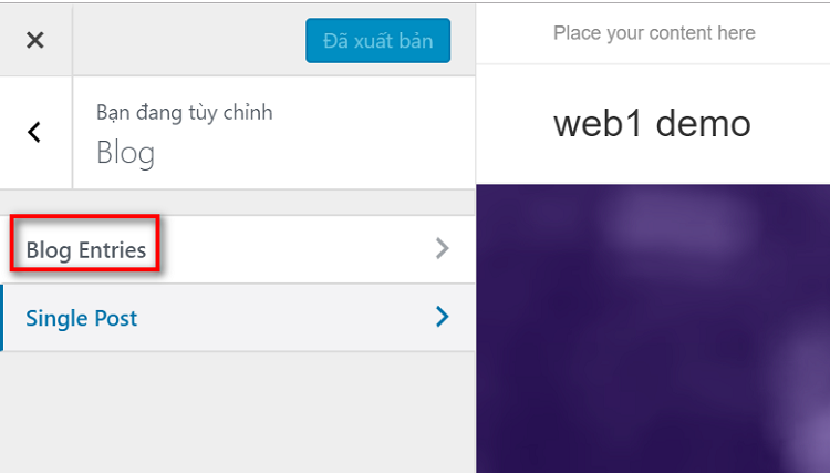 chọn layout cho trang tin tức