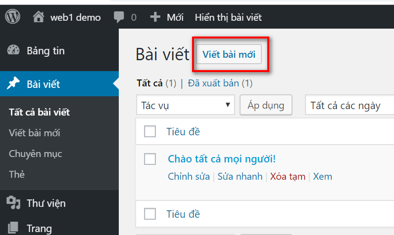 mẫu bài đăng cho website tin tức