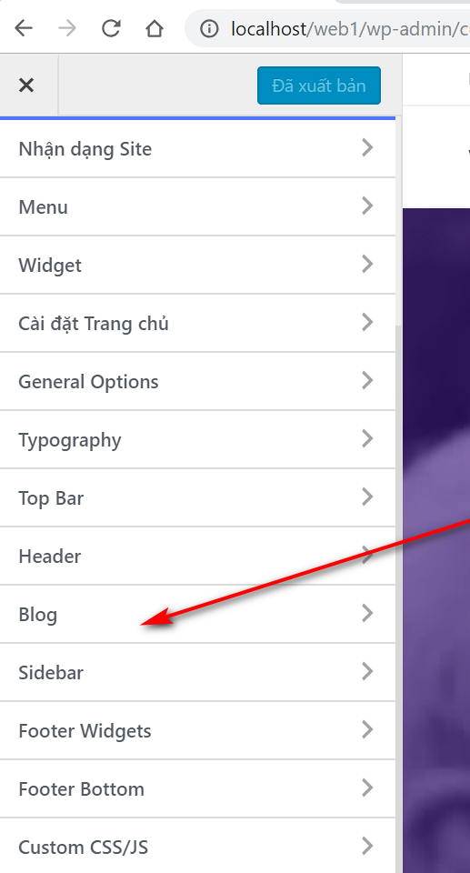 chọn layout cho trang tin tức