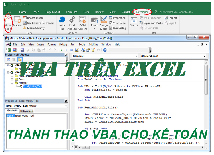 lập trình vba cho excel