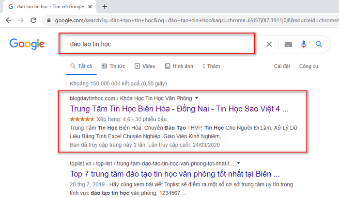 trung tâm đào tạo SEO Biên Hòa - Đồng Nai