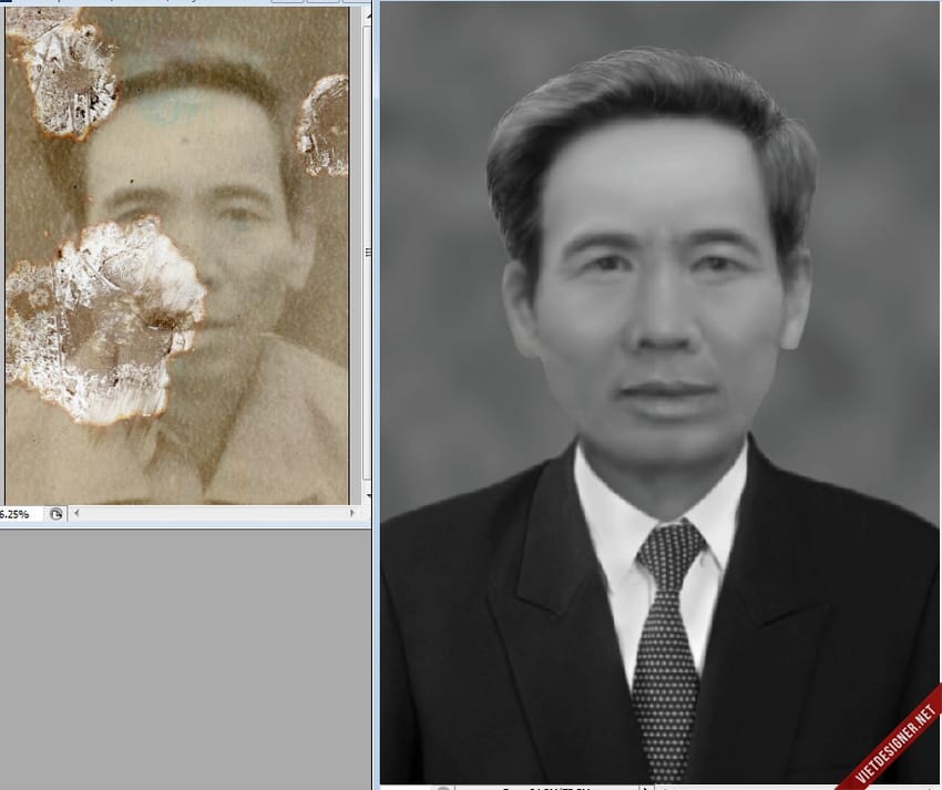 sửa ảnh chân dung photoshop