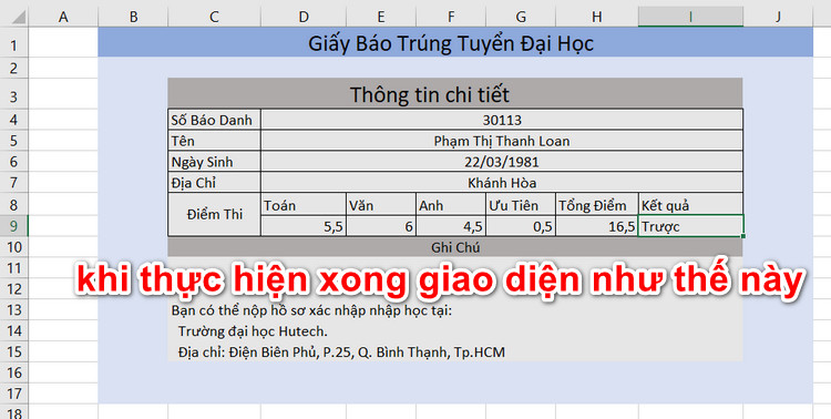 xong Vlookupe