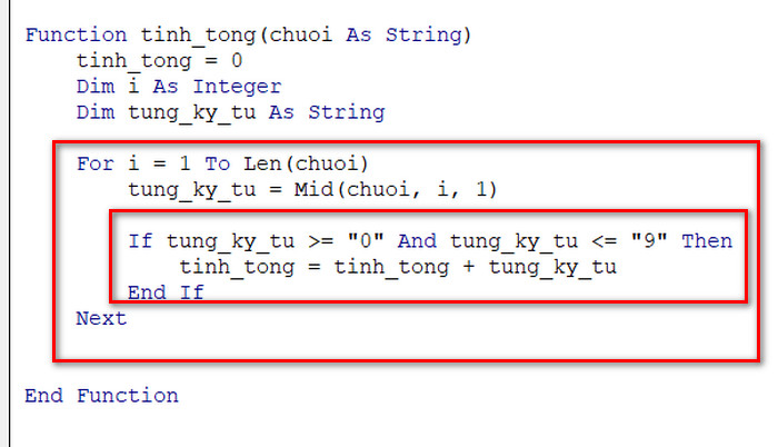 vòng lập if