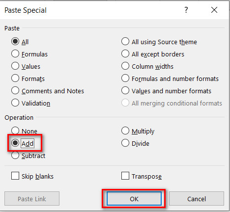 chọn định dạng