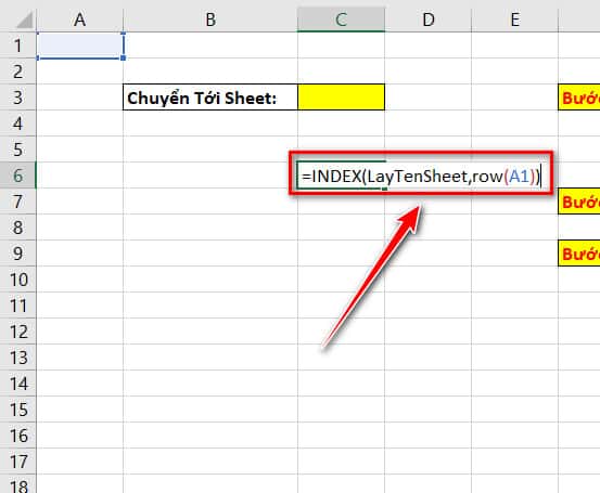hàm lấy tên sheet