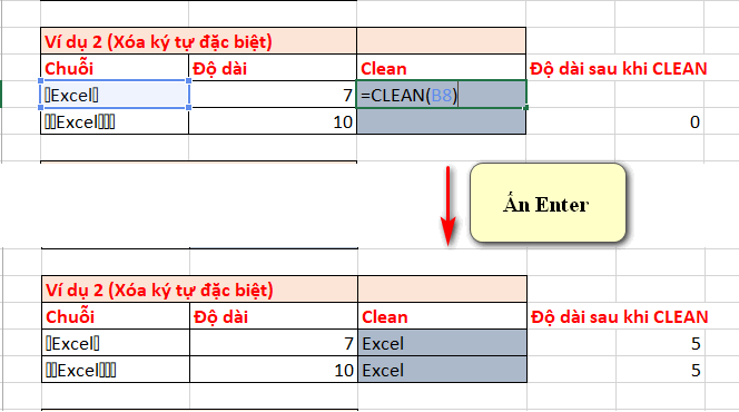 thực hiện xóa ký tự đặc biệt