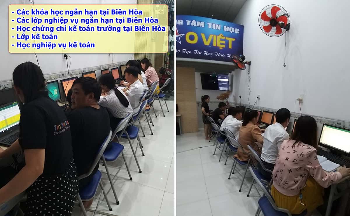 khóa học kế toán ngắn hạn ở Biên Hòa