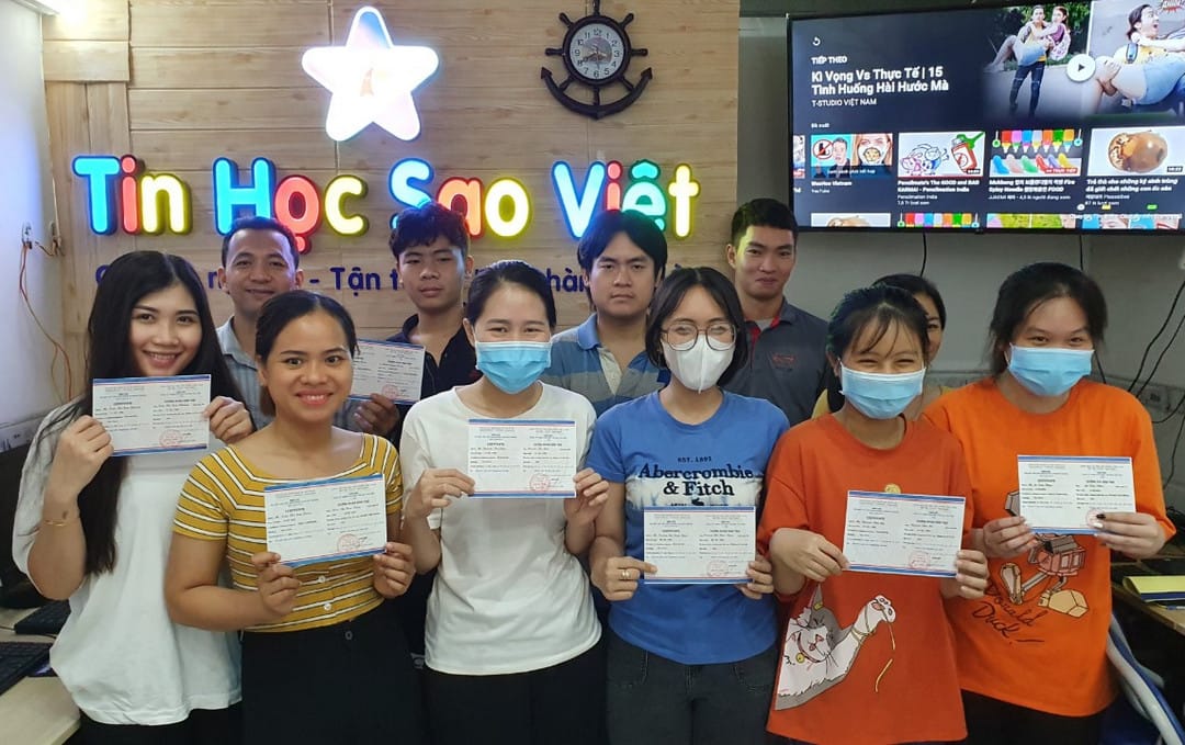 giấy chứng nhận hoàn thành khóa tin học văn phòng