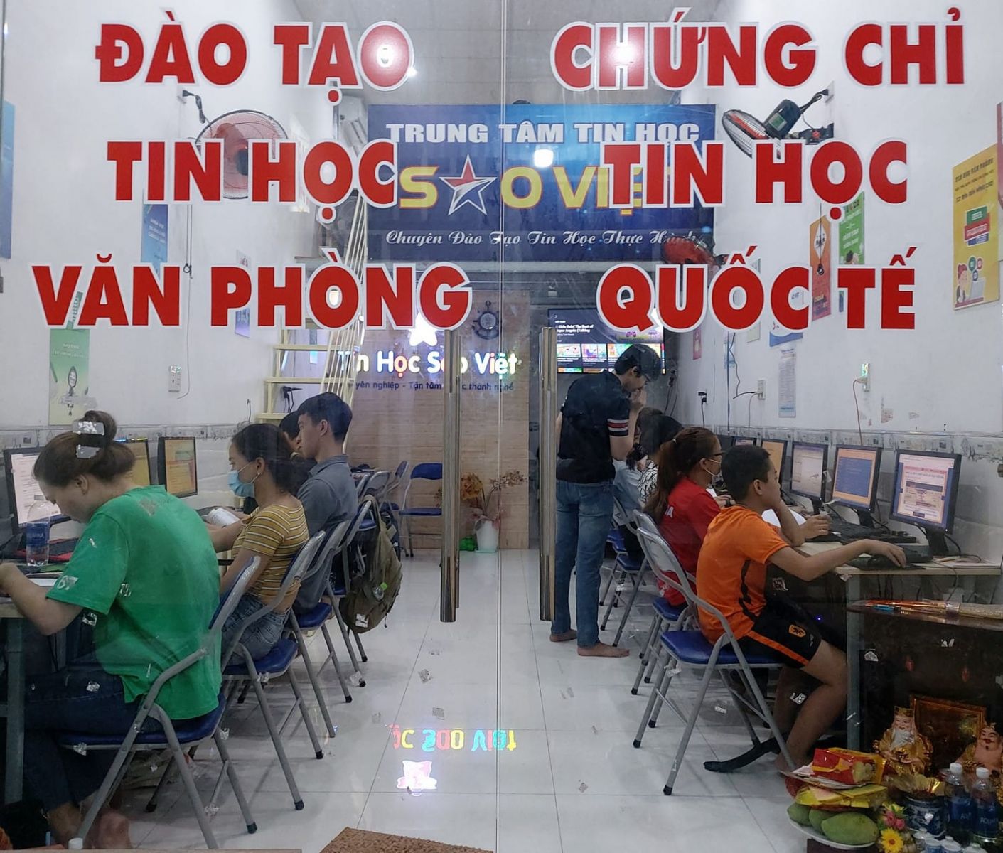 học vi tính văn phòng ở Dĩ An