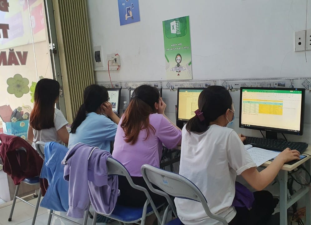 khóa học vi tính văn phòng tại Bến Cát, Bình Dương