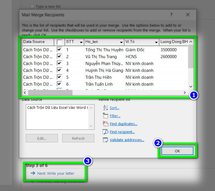 tích có chọn lọc