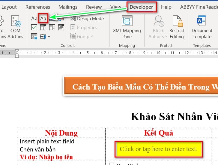 hình trường dữ liệu plain