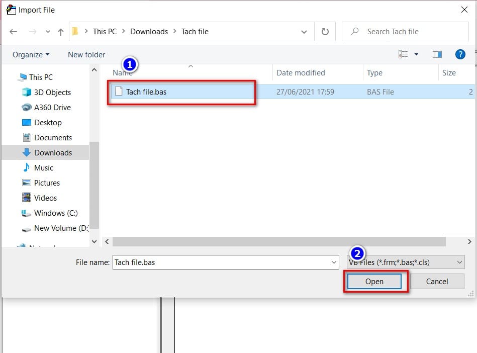 hình chọn file tách