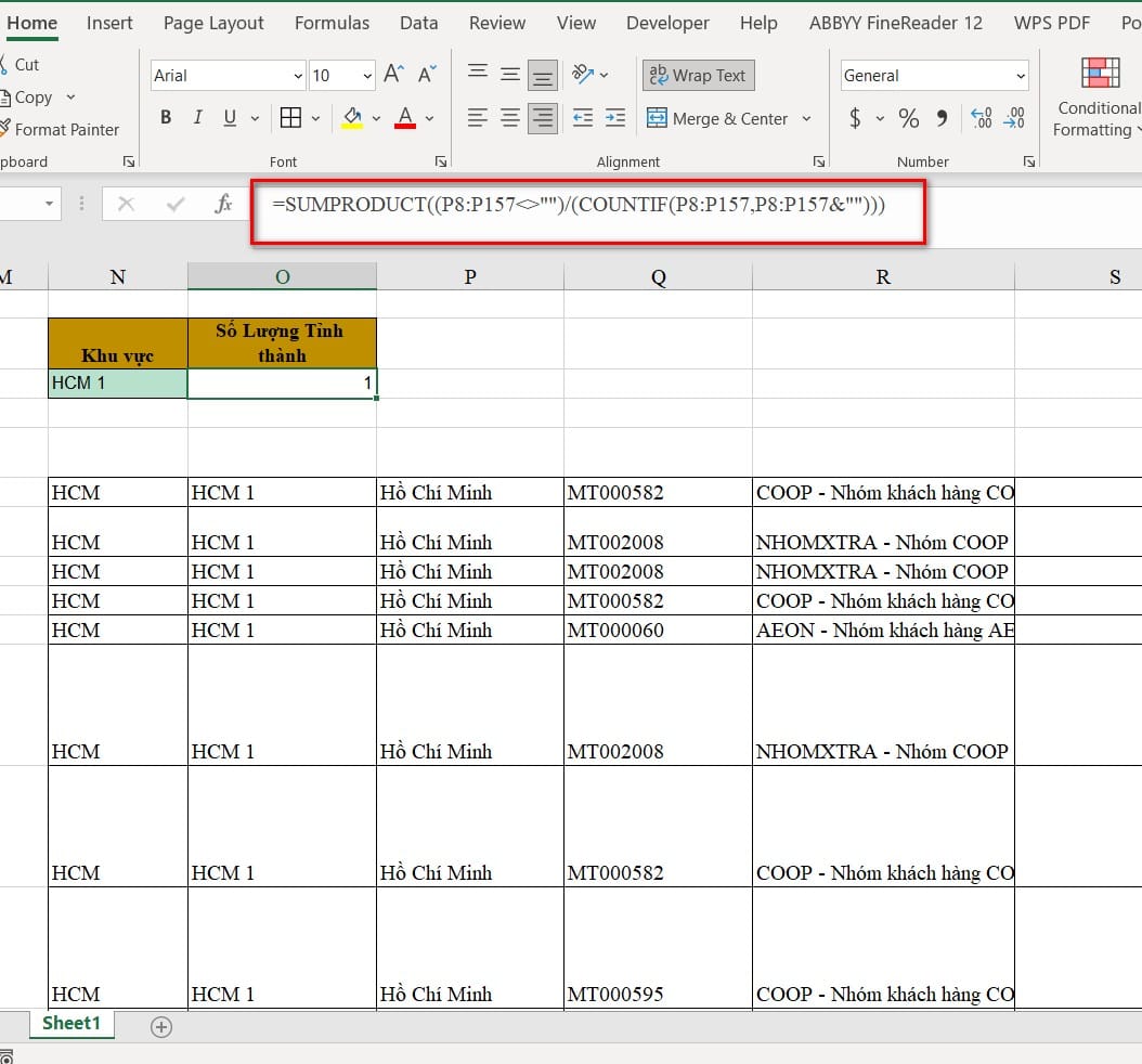 hình ảnh dữ liệu trong excel