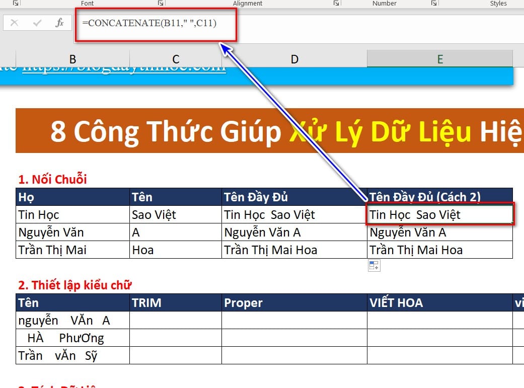 hình ảnh sử dụng hàm concatenate
