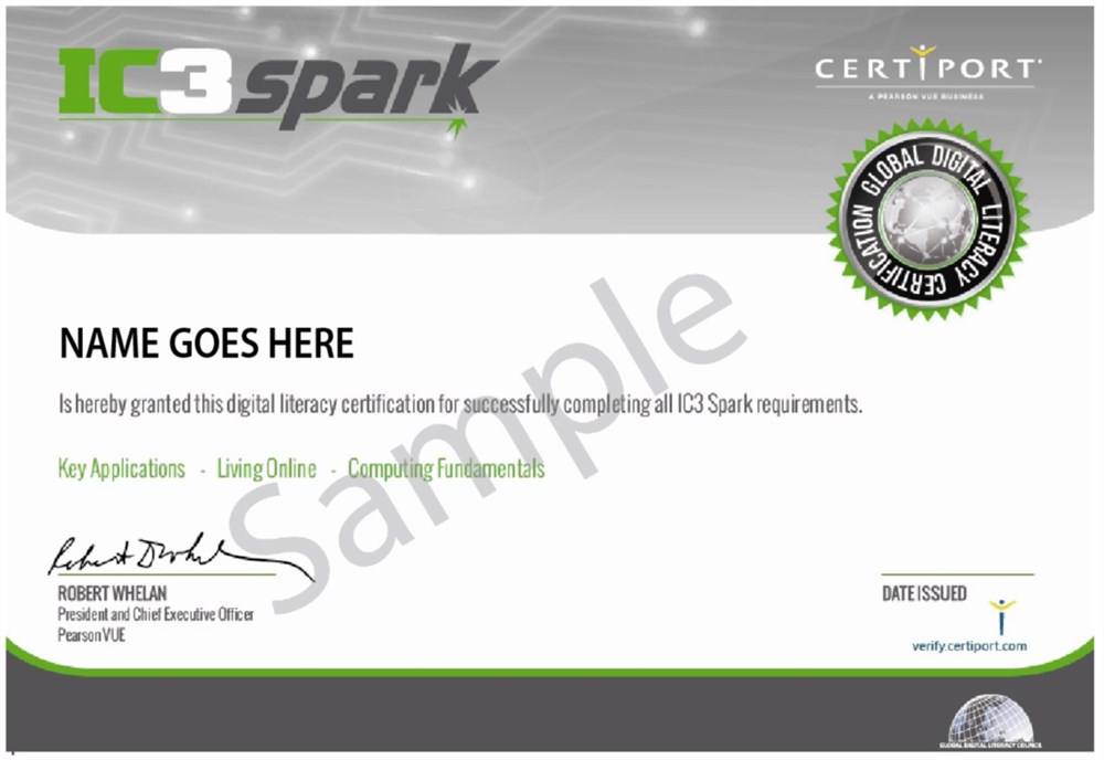 chứng chỉ ic3 spark