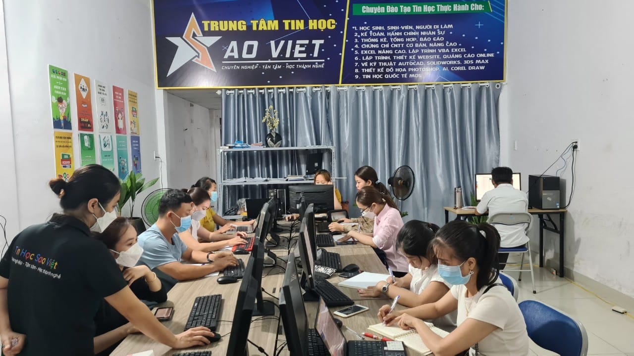 trung tâm tin học Sao Việt