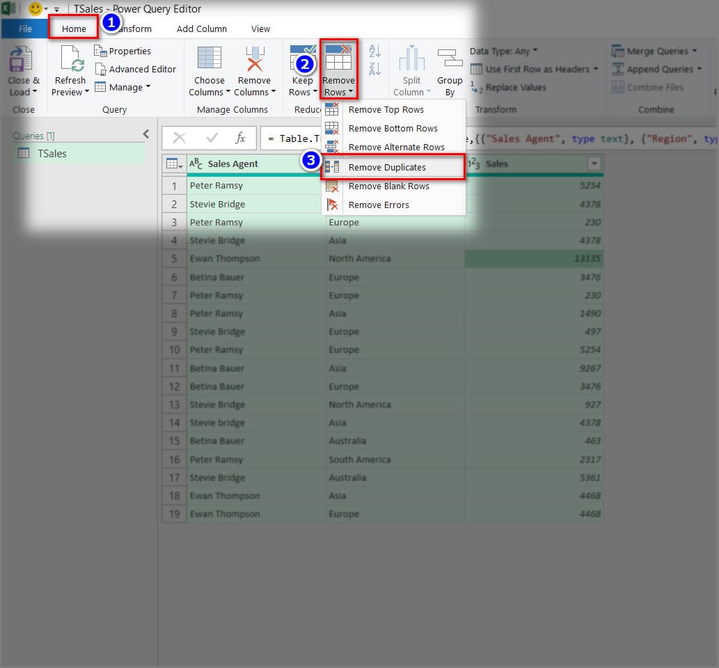 hình ảnh chọn vào remove duplicate