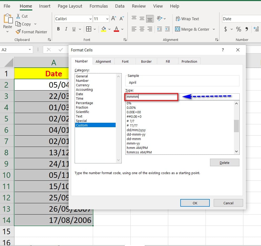 hình ảnh công thức tên tháng