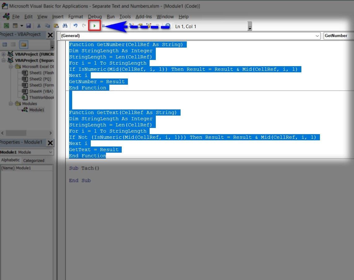 hình ảnh chạy code