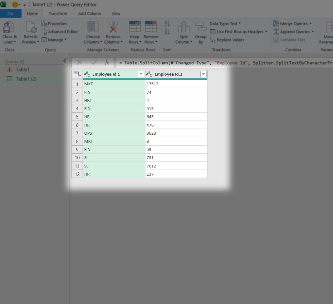 hình ảnh tách dữ liêu