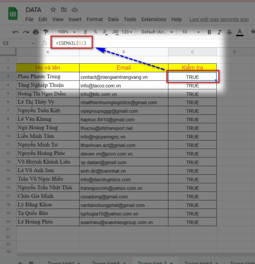 hình ảnh kiểm tra email