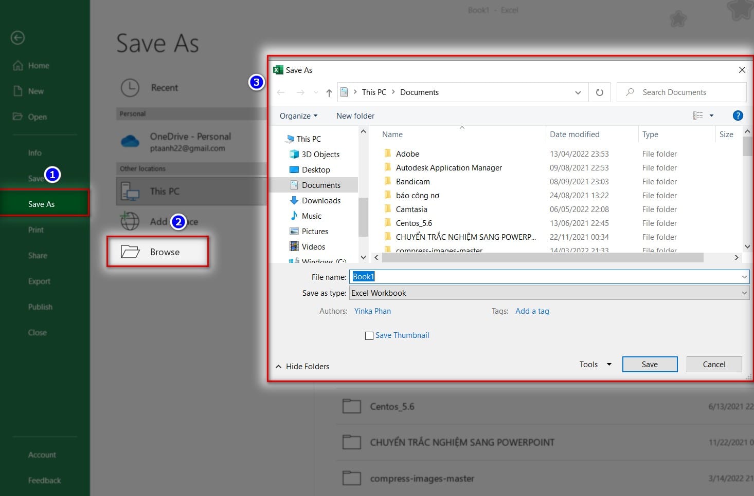 hình ảnh lưu file excel