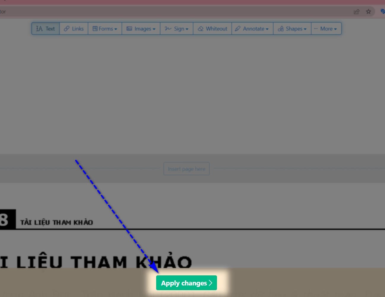 hình ảnh chọn applychange
