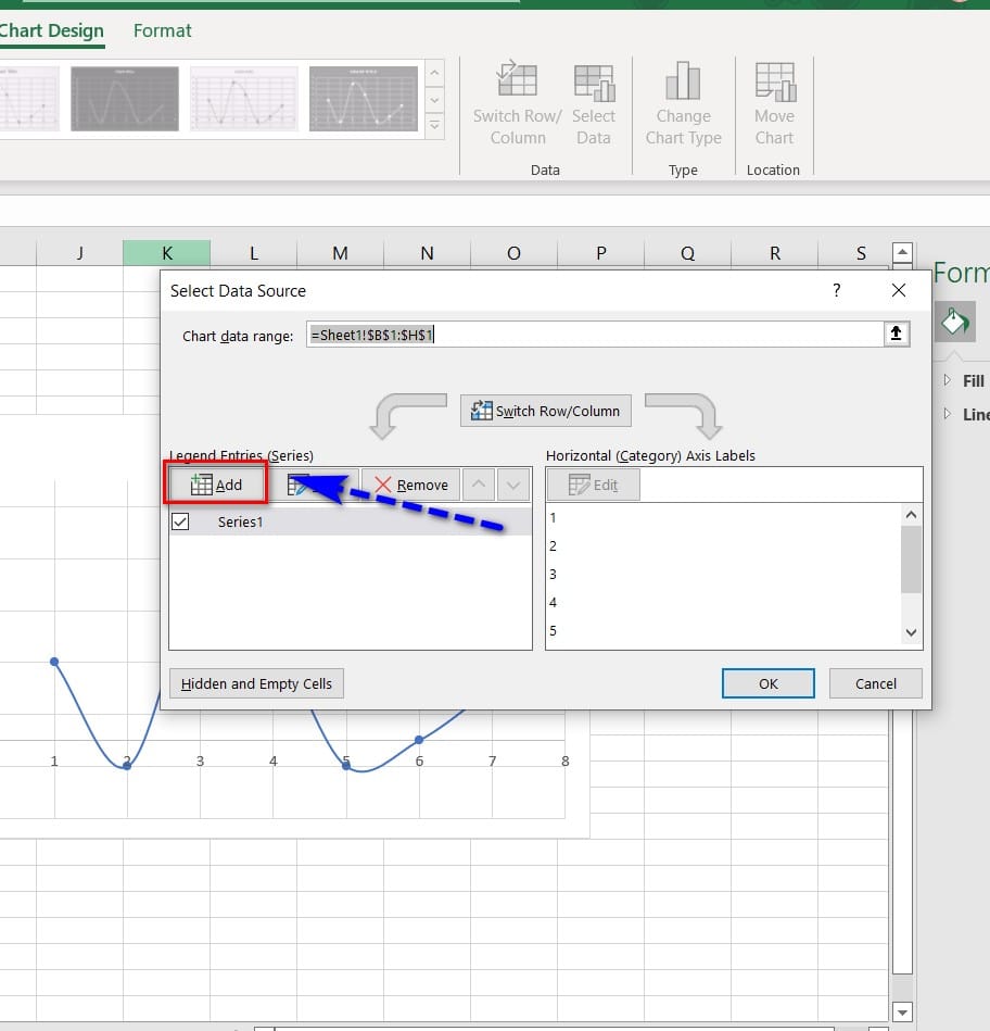 hình ảnh kích chọn vào add