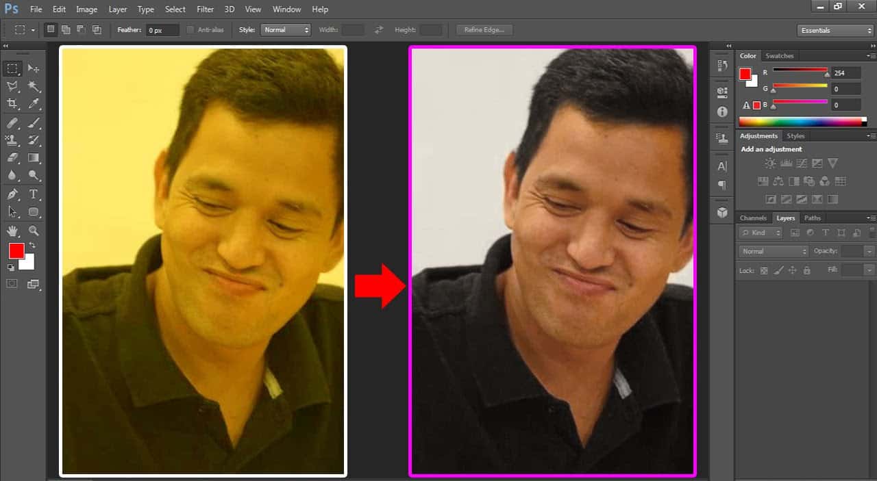 học photoshop