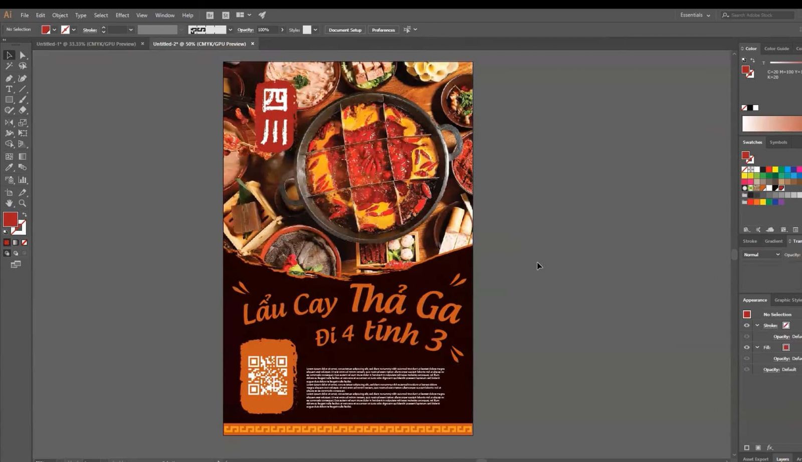 Thiết kế Baner, Áp phích quảng cáo cho cửa hàng - doanh nghiệp