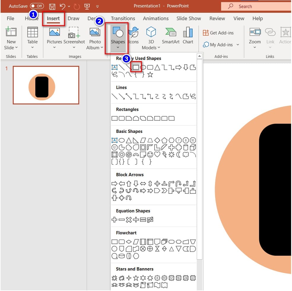 hình ảnh chọn hình rectangle