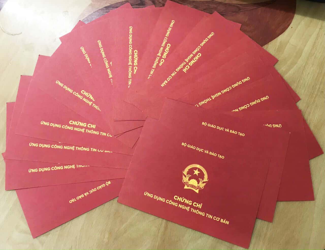 Hình ảnh chứng chỉ tin học