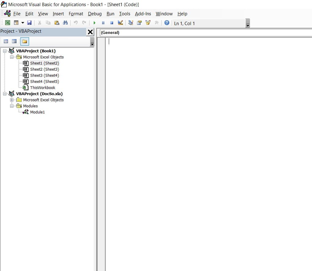 giao diện VBA