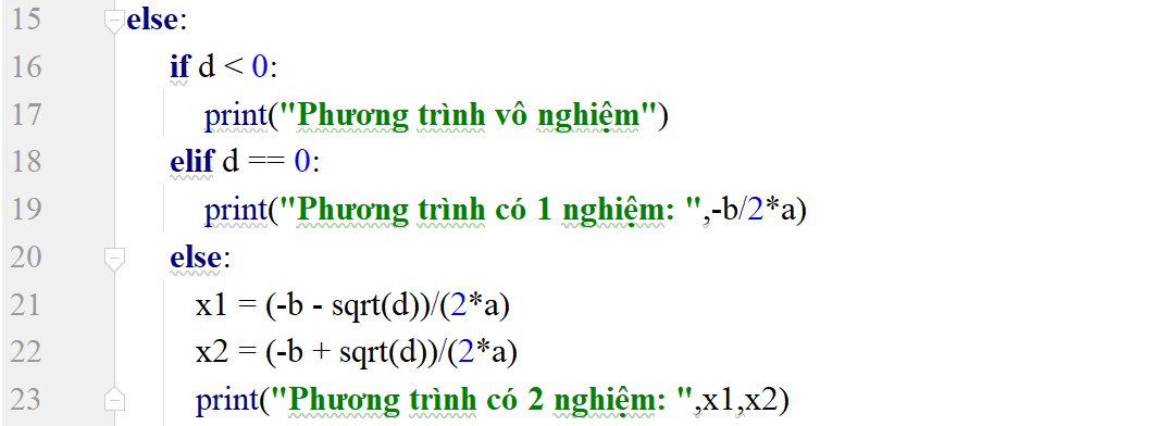 giải phương trình bậc hai 2