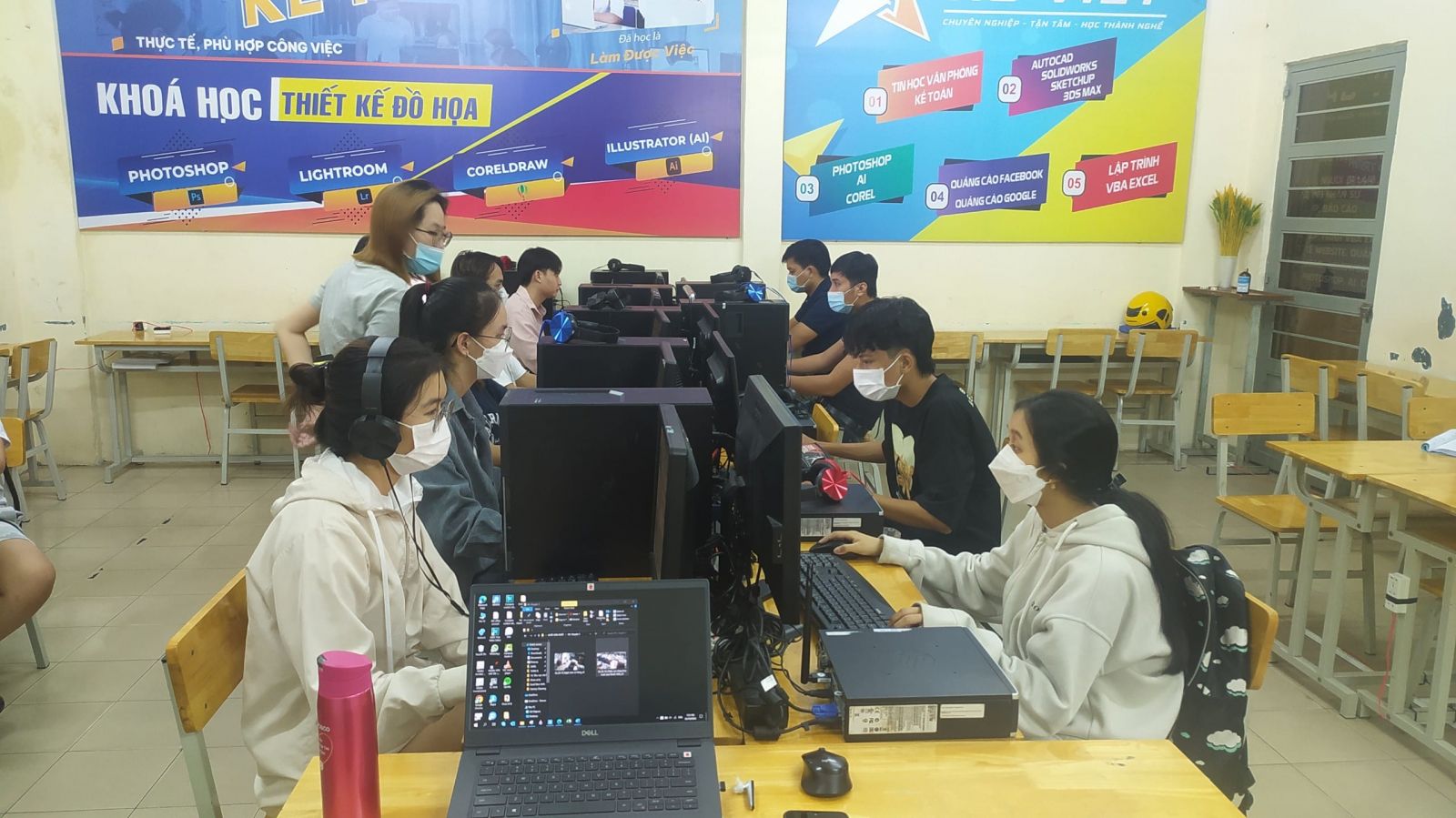hình ảnh nội dung đào tạo khóa học trung tâm