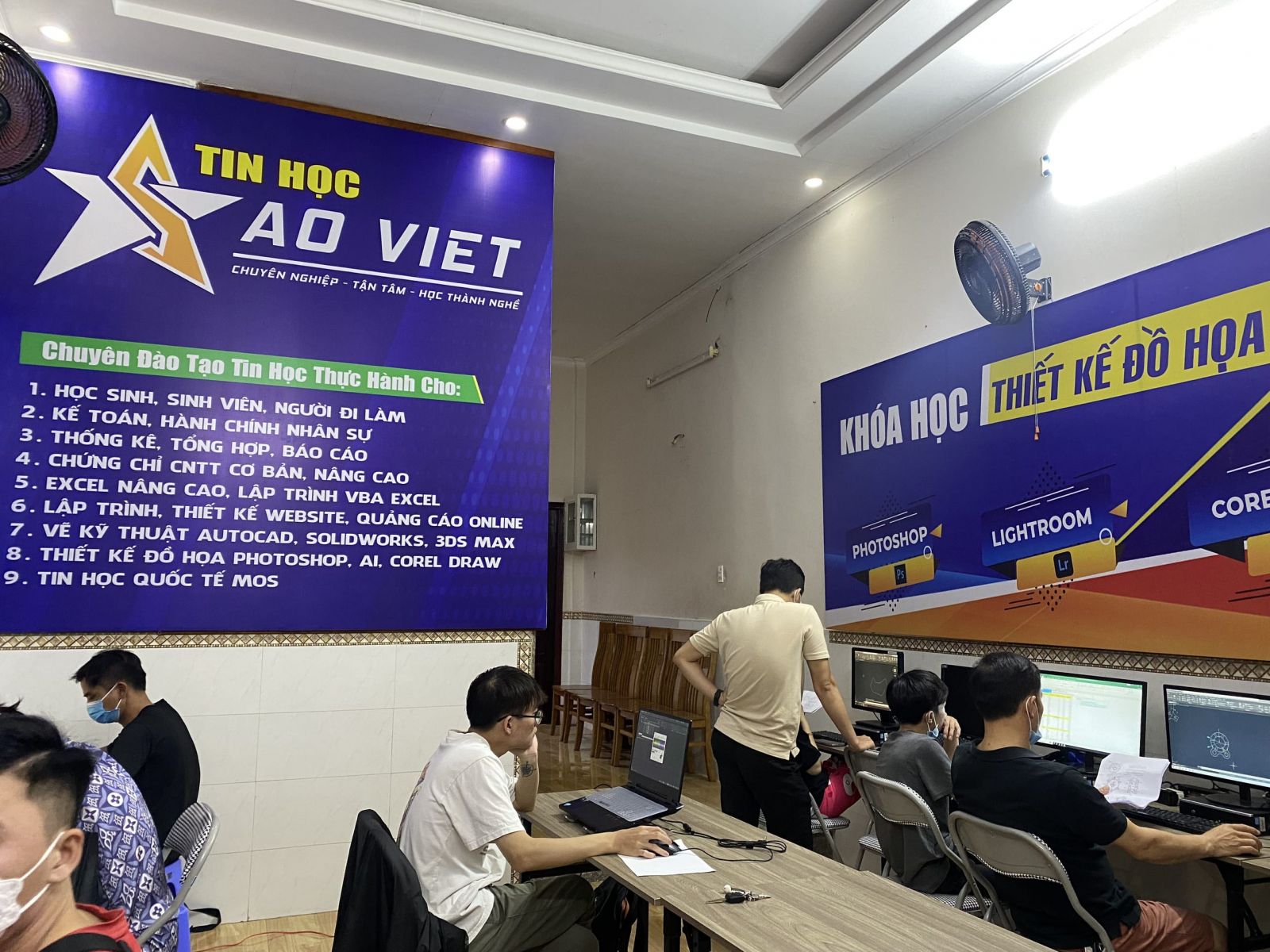 hình ảnh đào tạo autocad cho học viên tại hồ chí minh
